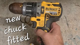 How to replace a chuck on a cordless drill that won't come off.