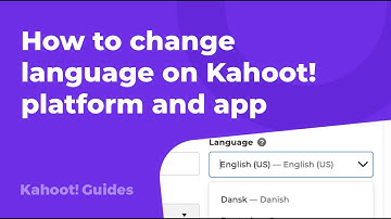 How to change language on Kahoot! platform and app