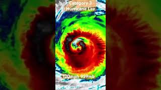 Hurricane Lee remains a category 3 Hurricane 9-11-23
