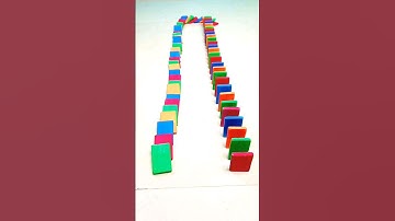 Domino effect satisfying reverse #shorts