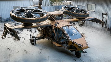 Man Builds AMAZING Full-Size HELICOPTER from Foam | Start to Finish by @Dodoan123
