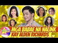 Mga babae na nalink kay alden richards  maine mendoza catriona gray andrea torres sanya lopez