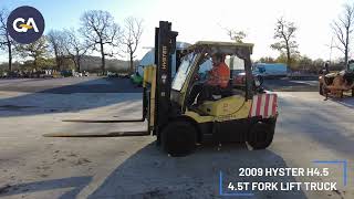 2009 HYSTER H4.5 4.5T FORK LIFT TRUCK