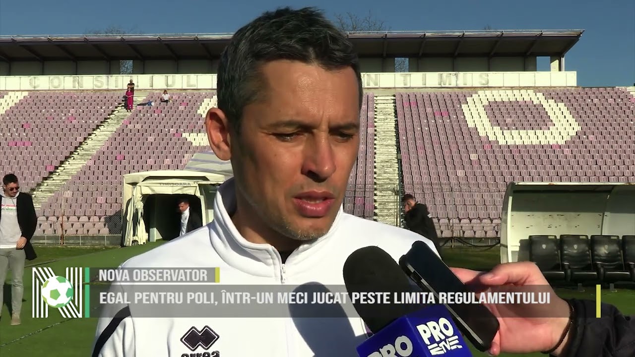 Egal pentru Poli, într-un meci jucat peste limita regulamentului