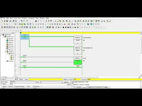 CX - Programmer. Interlock / DIFU & DIFD / KEEP / Timer / Counter