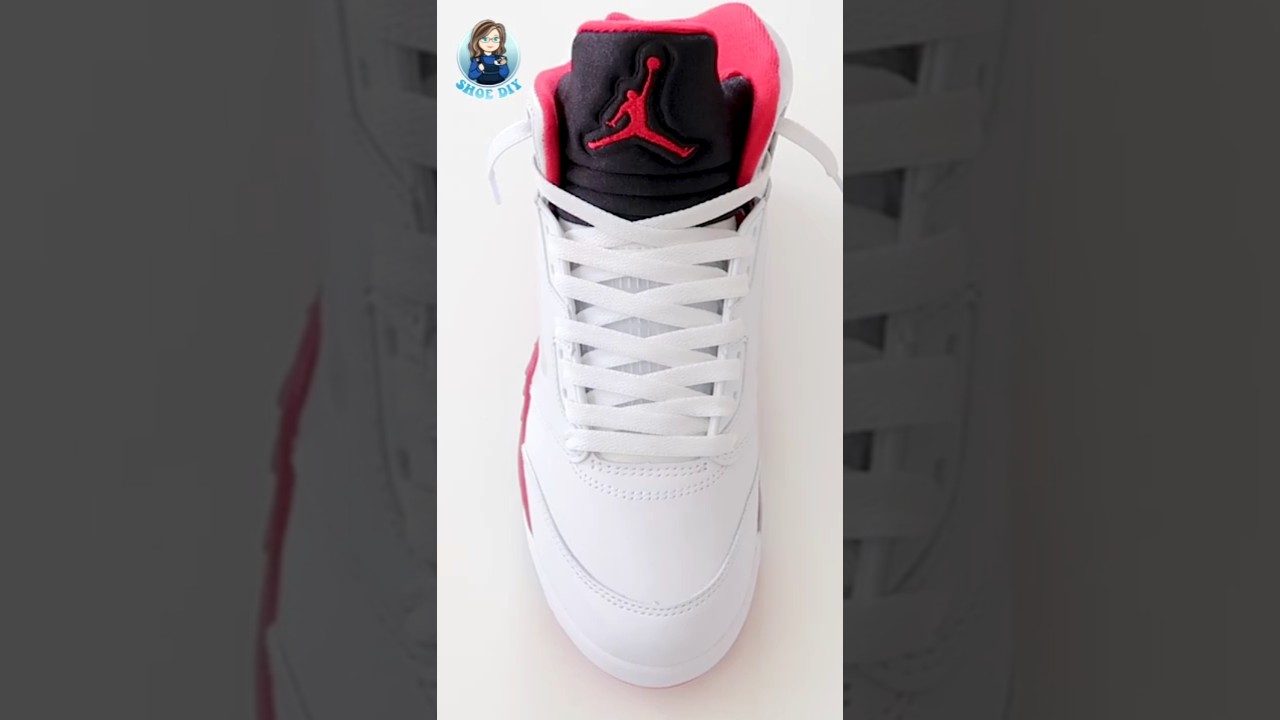 how to tie air jordan 5