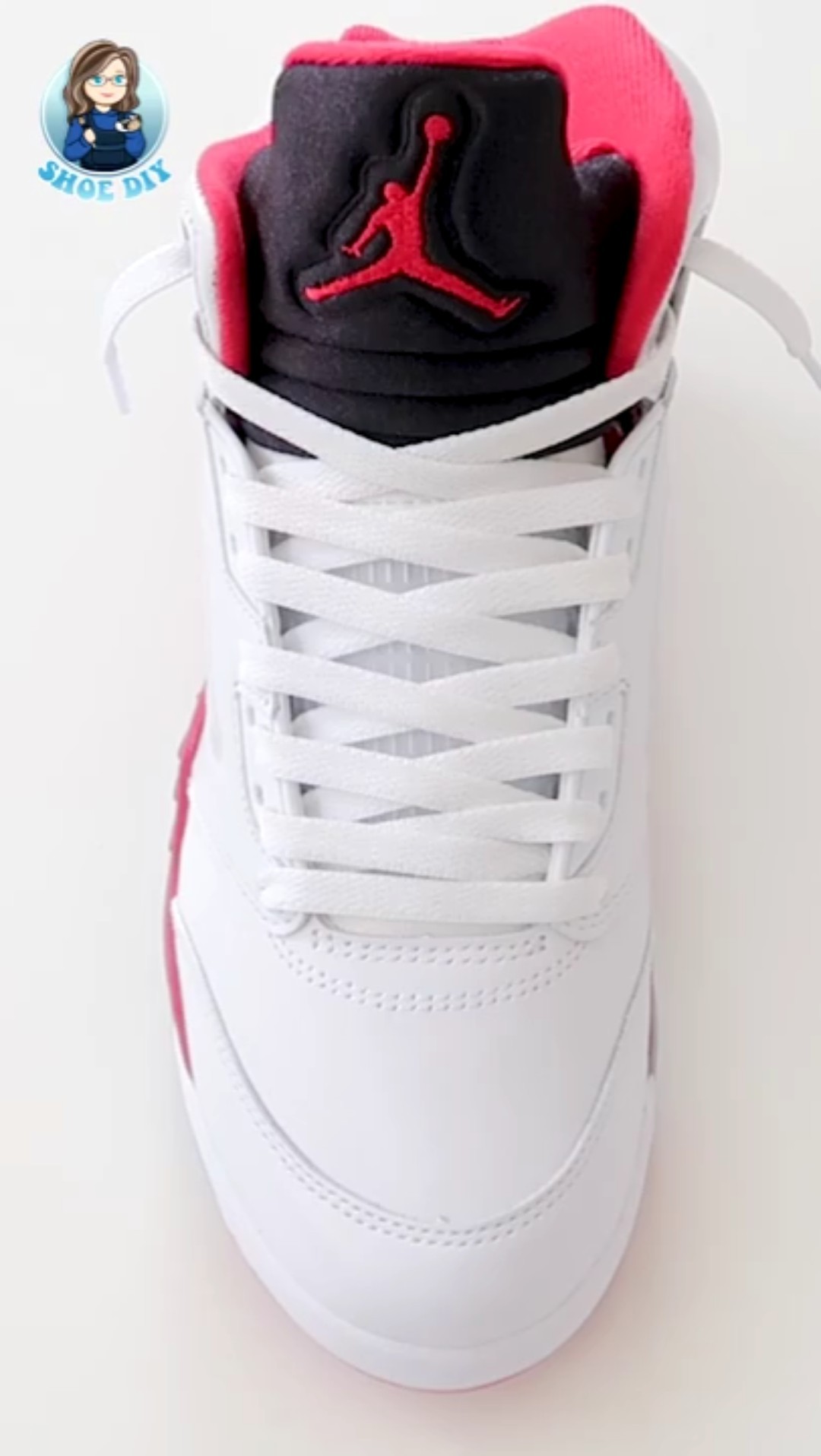 how to tie air jordan 5