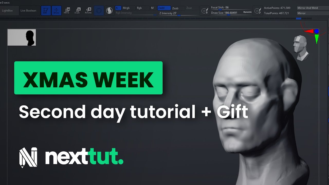 XMAS WEEK | Base Mesh Tutorial + Gift! - YouTube