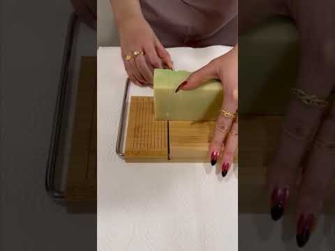 Soap cutting ASMR #handmadesoap #soap #soapcutting #asmr #石鹸