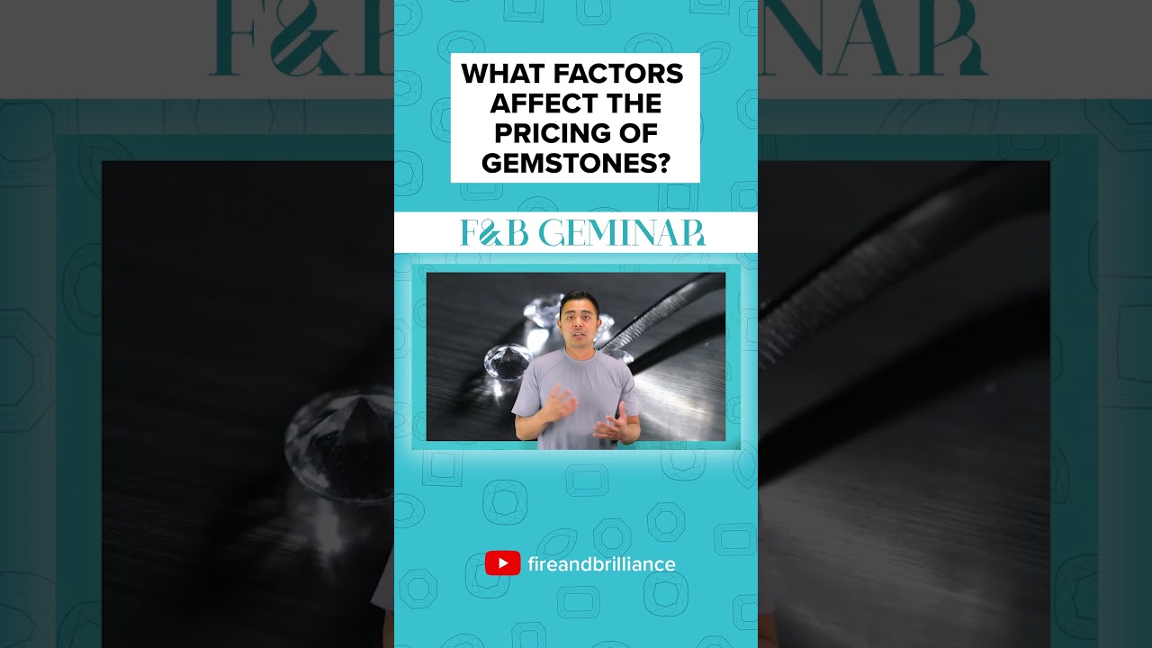 What factors affect the pricing of gemstones? 