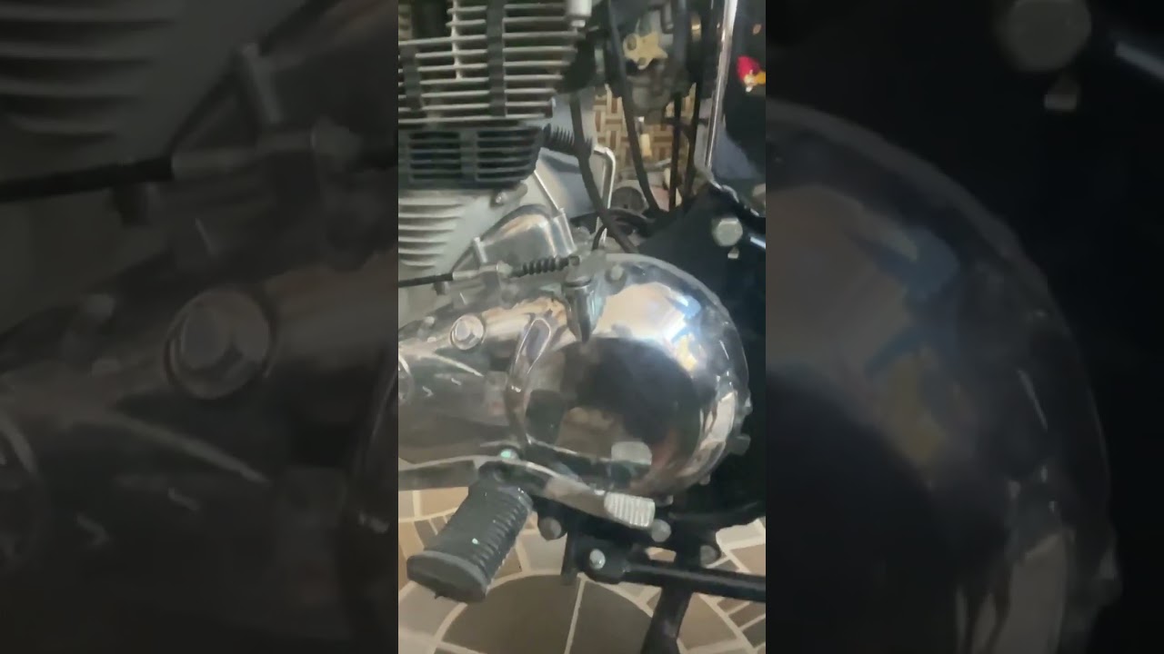 How to buffing Royal Enfield! Engine chrome under ₹60. 💰￼