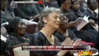 Tribute By Children Of The Late Kofi Annan - Adom TV (13-9-18)