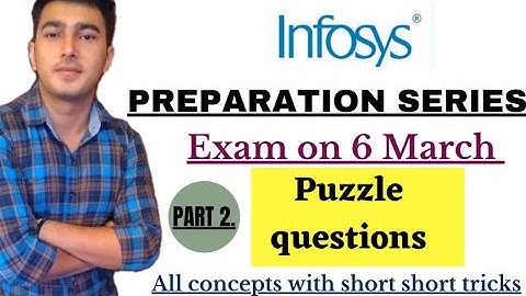 Infosys Previous Year Puzzle Questions||6March Exam||Part 2|Infosys Preparation strategy||shorttrick