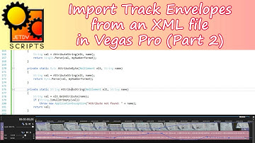 Import Track Envelopes from an XML file in Vegas Pro (Part 2)