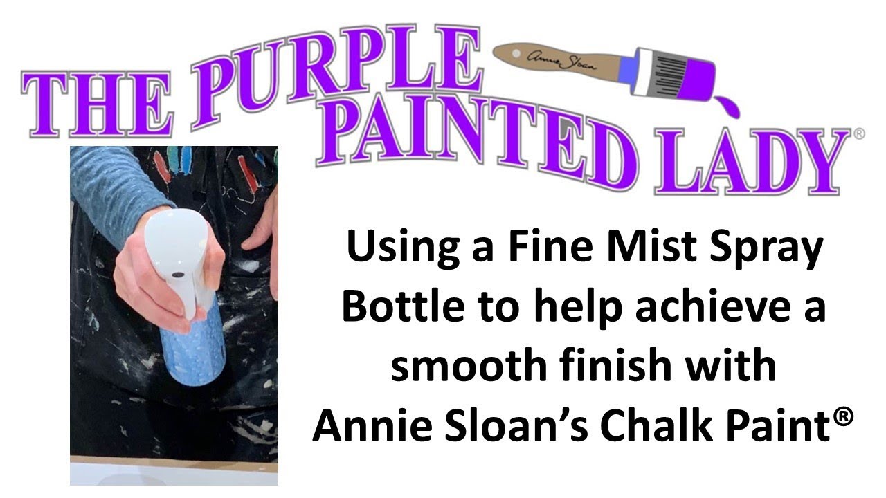 Fine Mist Spray Bottle use to Extend Open Time - Best Tool to Paint Cabinets with Chalk Paint®