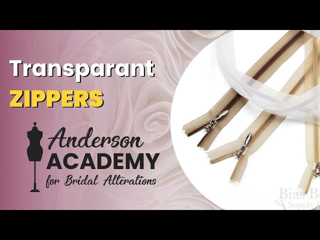 How to add a Transparent Invisible Zippers for Wedding