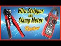 Best Digital Clamp Meter / Multimeter Kaiweets HT206D Plus 3 in 1 Wire Stripper, Crimper, Cutter