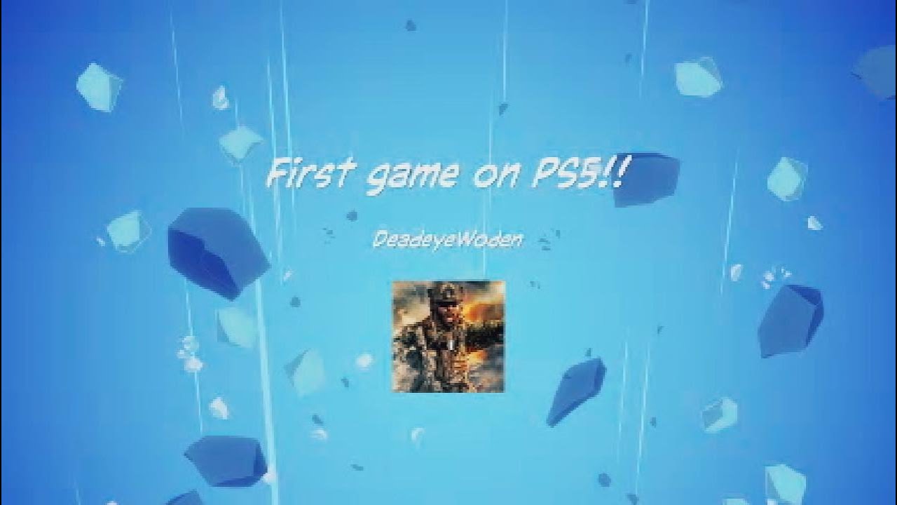 First game on PS5!! - YouTube