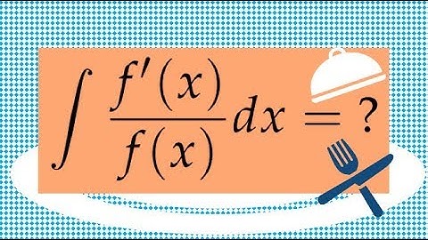 Integrals of the form f