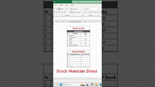 Inventory Management in Excel #excel #exceltips #exceltricks #excelformula #computertech