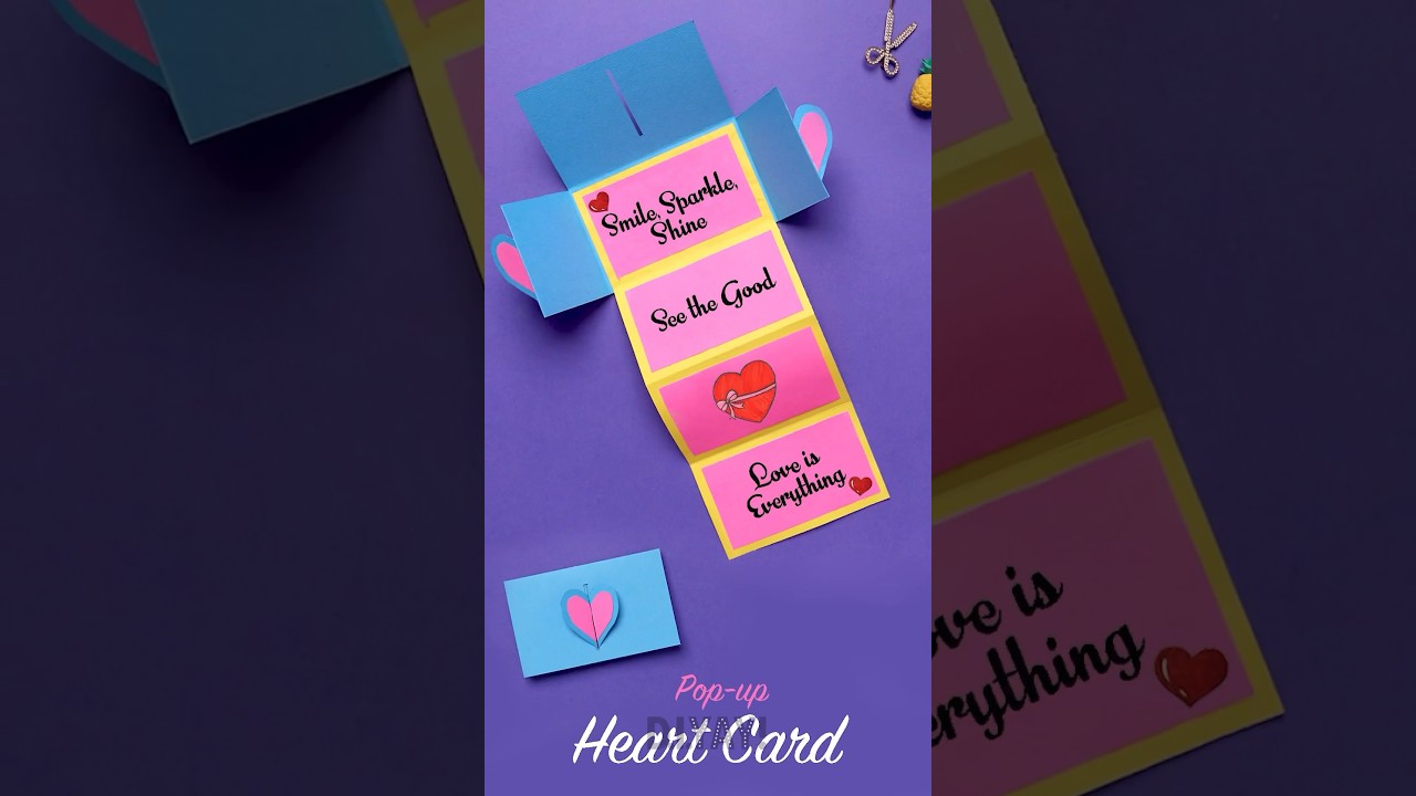 DIY Pop-up Card | Twist and Pop Card Tutorial | Greeting Card