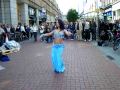 Belly Dancer Mariana Elias - Drum Solo - Charity Event at Grafton Street - Dublin - Ireland