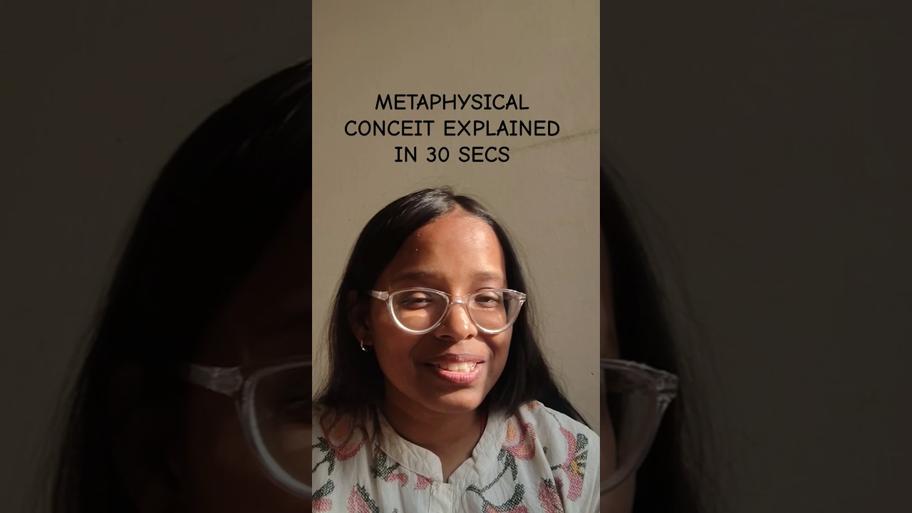 Metaphysical Conceit Explained in 30 Seconds | Literary Term