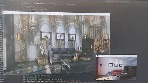 Real Time Style Transfer - Unreal Engine 4 OpenCV