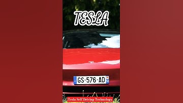 Tesla Car Self Driving Technology #tesla  # self driving technology  #shorts