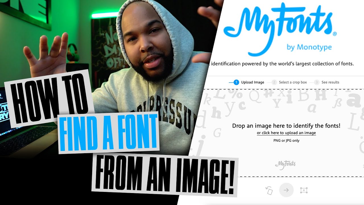 How to find a font from an image!