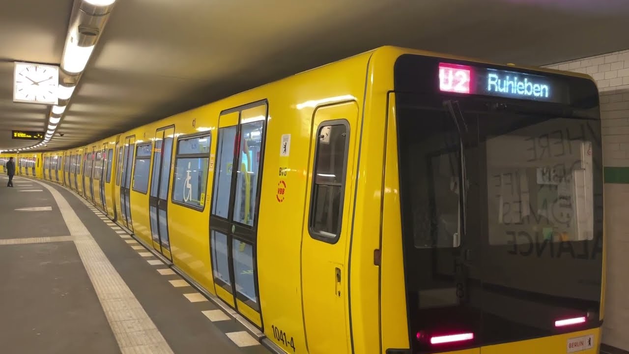 Berlin U-Bahn Line U2 - Alexanderplatz to Potsdamer Platz | BVG Class IK