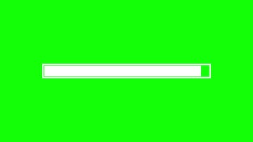 Free Green screen Loading Bar [Easing + Ending animation] Effects/Overlays