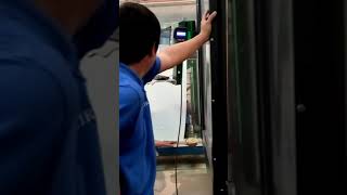 Intermac glass cutting.. CNC machine
