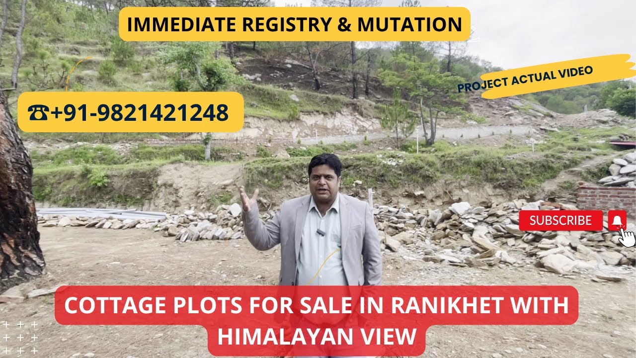 Own a Plot in the Queen of Hills – Ranikhet With Himalayan View |☎️+91-7861008808 |Price 24 Lakhs