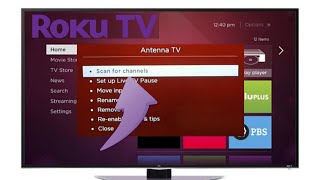 HOW TO SCAN FOR CHANNELS (ROKU TV)