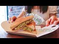 cafe hopping vlog | blue boba, honey toast, tiramisu croissant, exploring the city