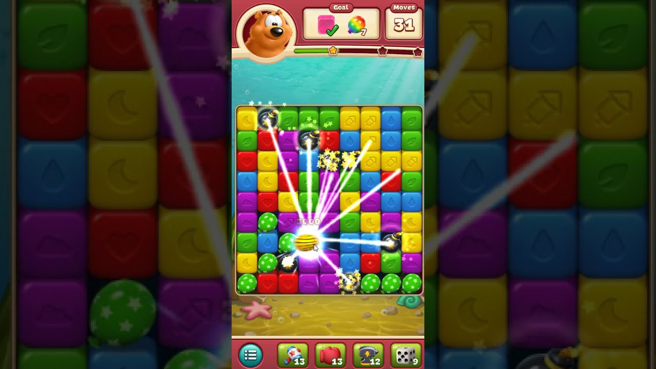 Toon Blast level 196 no boosters 😈