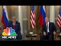 Donald Trump And Vladimir Putin Sit Down For Face-To-Face Talks | NBC News