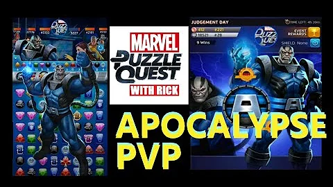 Apocalypse MPQ New 5* Character in PvP Action! Best Teams Combos | Marvel Puzzle Quest