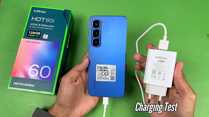 Infinix Hot 60i Battery Charging Test : Is 45W Enough for 5160mAh?
