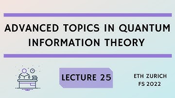 Weak measurements continued | L25 Advanced Topics in Quantum Information Theory 2022