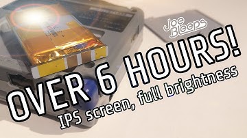 GBA SP 900mAh LiPo battery DIY upgrade