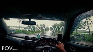 RAINY DAY SWIFT POV DRIVE KERALA | MONSOON