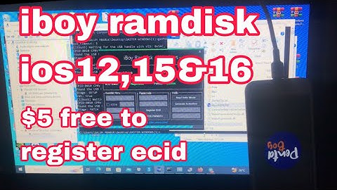 [*NEW]iboy ramdisk hello and passcode bypass |ios12-15 | $5 free to register ecid