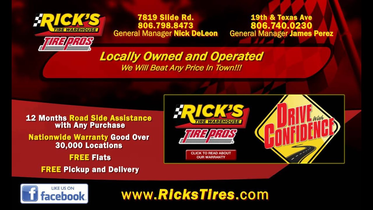 Ricks Tire Warehouse Lubbock Youtube
