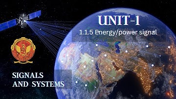 1.1.5  Energy & Power Signal | Unit 1 | EC402 | Signals & Systems | RGPV |