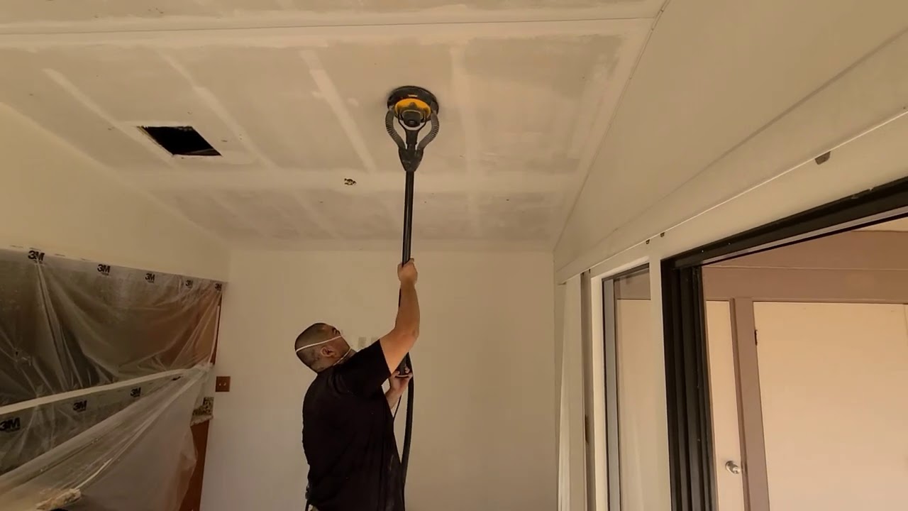 Drywall Popcorn Ceilings Removal Pt 2