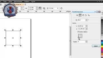 Herramienta rotacion en CorelDraw