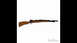 kar98k drawing ibis paint ww2 germany army gun