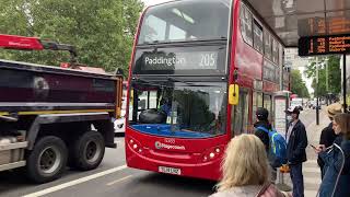 205 TfL London Bus - Euston to Paddington